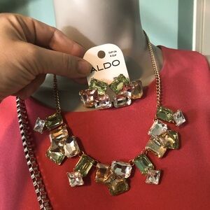 Costume Jewellery Earring and Necklace set by Aldo